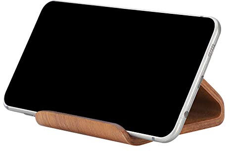 Support de Téléphone Portable en Bois, Support de Téléphone Portable de Table Universel Support de Smartphone pour Bureau Universel pour Smartphone et Tablette