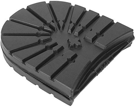 Gummisohlen Zum Aufkleben,Schuhsohlen Gummi Außen, Schuhabsatz, Stiefelschuhe rutschfeste Vorderabsatzsohlen dämpfende Gummisohlen Sohlenreparatur Schuhreparaturzubehör Für Schuhe (Fersensohlen)