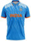 India ICC ODI T20 World Cup Cricket Fan-Trikot – personalisierbar mit Ihrem Namen – fortschrittliches 100% Dryfit-Polyester, Indien Blau Odi 2023, 4XL