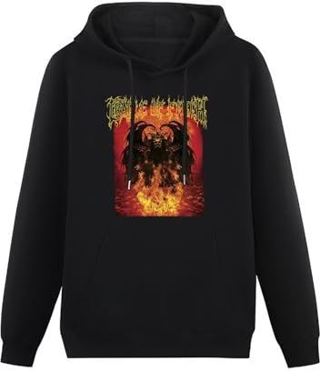 Pullover Warm Hoodies Cradle Of Filth - Mens Fire Power Hoody Black XXL