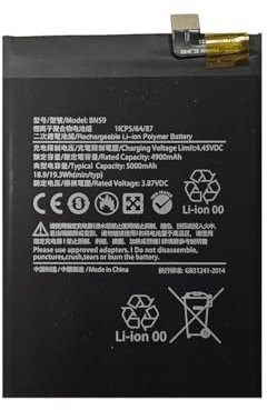 Smartex® Black Label Bateria Compatible con BN59 Xiaomi Redmi Note 10/ Redmi Note 10S - Capacidad 4900 mAh