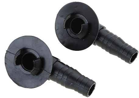 WZTHLF 2 pièces Connecteur de tuyau de vidange pour unité externe Raccord coude de sortie de vidange de climatiseur Outil de réparation de climatiseur