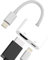 Adaptador HDMI a Lightning(2 en 1) para IPhone14 Pro Max Cargador Cable Enchufe Para IPad Jack Cable Conector Certificado Para Apple MFI 4K Displayport TV AV Pantalla Audio Foto Video Dispositivo