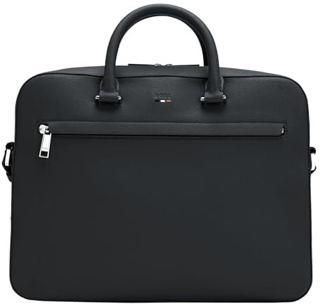 BOSS sac de bureau sac à épaule pour ordinateur portable Ray Document Case Navy bleu marine