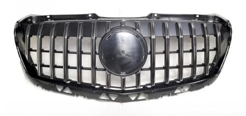 Coche Frontal Izquierda Derecha Rejilla Parrilla de parachoques delantero W906 GT Style negro/plateado para Benz Sprinter W906 facelift 2014-2018