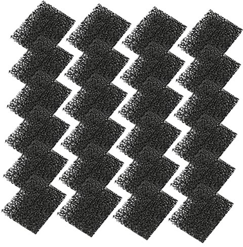 UPKOCH 60Pcs Water Pump Filter Sponges for Water Fountains Replacement Sponge Mat for Efficient Filtration for Indoor Features and Greenhouse Use
