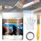 XUANXUANQZ Pintura Convertidora De Óxido Resistente A La Intemperie Para Metal, Pintura Para Conversión De Óxido, Pintura Antioxidante Universal A Base De Agua Con Brocha (blanco,500G)
