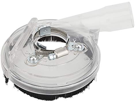 Naroote Angle Grinder Dust Shroud, Grinder Vacuum Attachment Grinding Dust Shroud for Angle Accessories Attachments with Heightening Pad