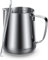 Brocca schiumalatte da 350 ml/600 ml/900 ml/1500 ml (12 oz/20 oz/32 oz/1417,5 g) brocca a vapore in acciaio inox latte/caffè/cappuccino/latte art barista brocca a vapore con penna artistica, 350 ml