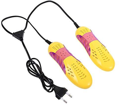 UV Elektrischer Schuhtrockner mit UV-Licht Sterilisation 10W Stiefeltrockner Skischuhtrockner Handschuhtrockner 3~5 Min Aufwärmzeit zum Entfeuchten und Trocknen