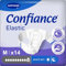 Confiance Elastic - Changes Complets pour Hommes et Femmes - Niveau d'Absorption = 10 gouttes (Fuites Urinaires Importantes) - pH Neutre à la Peau - Matière Douce - Taille M - 14 Unités