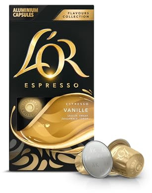 L'OR Espresso Café Cápsulas Vainilla - 10 Cápsulas Compatibles Nespresso