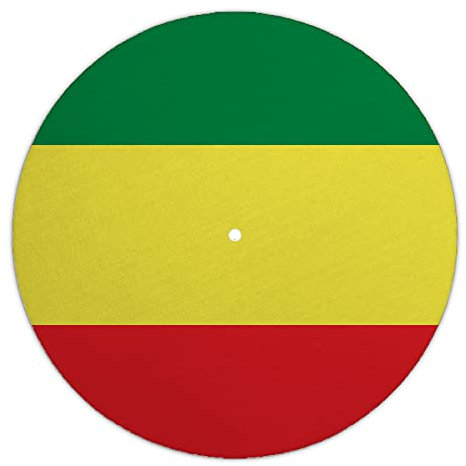 Next Ferry - Slipmat - Panafrika Reggae - Plattenspieler Matte aus Filz - Slipmats für Dj's - Plattentellerauflage für alle Plattenspieler Turntables - gedruckt in Deutschland