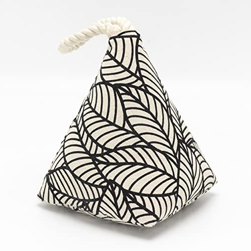 Tope para Puertas Suelo con diseño Módulo de Triángulo como elemento decorativo para la casa. (1 KG,15x15x20 cm)
