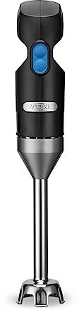 Waring Commercial Quik Stix Light Duty Stick Immersion Hand Held Blender, 7 Fixed Sealed Shaft, Steel Blade, 2 Speed, Professional Restaurant Foodservice Grade, 3 Gallon, 120V 100W, WSB35, Black