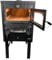 Forno A Legna In Acciaio Da Esterno-SICILIA V2-Con 3 Piani Cottura,Interno In Mattoni Refrattari Ideale Per Pizza Pane Pollo A Fuoco Indiretto Statico + Omaggi