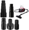 Lot de 5 Adaptateurs pour Aspirateur - Kit Universel de Réduction avec Raccordement au Tuyau