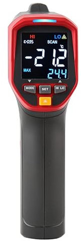 UNI-T UT305S Professionelles Infrarot-Thermometer CE/RoHS -50 °C ~ 2000 °C Genauigkeit ± 1,0 °C oder ± 1,0 % Hoch/Niedriger Alarm °C/°F Auswahl