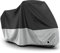 Favoto Telo Coprimoto Esterna Impermeabile - Copertura per Moto XXL Oxford Antipolvere Protezione UV con Foro per Lucchetto Fibbia Antivento 245x105x125cm Nero Argento