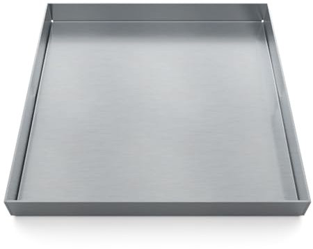 MOCAVI Bodenschutzwanne Edelstahl für Feuertonne und Feuerkorb 45x45 cm