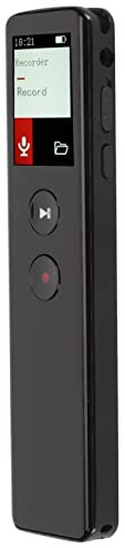 Digital Voice Recorder with Speaker, Bluetooth 5.0 Recording Device, DSP Noise Reduction, Voice Activated, One Button Recording, Playback Function, Automatic Save (8GB)