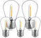Lumiled LED Lampen E27 Warmweiss Glühbirne ST45/S14 1W Ersetzt 10 W Glühlampen 100lm 2700K Warmweiß Retro Edison LED Birnen 360° Vintage LED-Lichterkette Ersatzbirne, 5er Pack Leuchten Filament