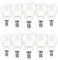 FECONN E14 Light Bulbs, 7W 550lm E14 LED Bulb, Cool White 6500K Daylight Small Edison Screw (SES) Bulb, G45 Golf Ball Energy Saving Lightbulbs, Non-dimmable (10 Pack, Daylight)