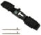 22mm Nylon Armband, 6 in 1 Paracord Uhrenarmband, Ersatz Sport Loop Uhrenarmband Passend für Huami Uhrenarmband, Sportarmband für Outdoor Camping Abenteuer (Black)