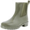 Tommy Hilfiger Donna Stivali in Gomma Flag Rainboot Antiscivolo, Verde (Utility Olive), 40