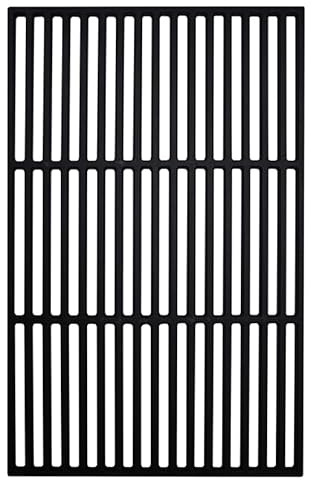 Gimisgu Gusseisen Grillrost, Emailliert Gussrost, Rechteck Gussrost Emailliert Grillgitter Grill, Zubehör für BBQ, Gasgrill, Holzkohlegrill und vieles, für Gasgrill, Holzkohlegrill -60x40 cm