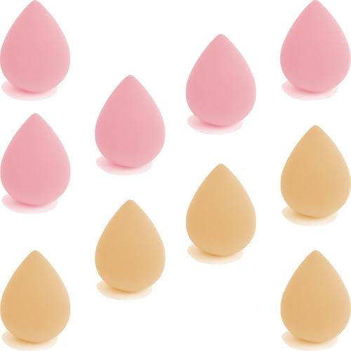 10 Pcs Makeup Sponge, Beauty Blender Sponge Soft Expanding Marshmallow Sponge for Flawless Makeup Powder Foundation Concealer Blender