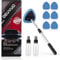 deuvuo Upgraded Car Windscreen Cleaner, 9 Pcs Expandable Car Windshield Cleaning Tool With 6 Reusable Microfiber Pads, Multifunctional Auto Window Cleaner Inside Set