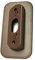 Wall Plate with 30 Degree Angle Mount for Nest Hello Video Door Bell - Coffee
