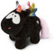 NICI 47380 Animal,Unicorn Kuscheltier Rainbow Yin 45 cm – Einhorn Plüschtier für Mädchen, Jungen & Babys – Flauschiges Stofftier zum Kuscheln & Spielen – Kuscheliges Schmusetier, schwarz/bunt