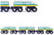 alles-meine.de GmbH Zubehör für - Holzeisenbahn - für Fast ALLE Systeme Verschiedene Artikel frei wählbar Holz Eisenbahn Modellwahl Schnellzug - 3 Teile - mit beweglichen..