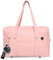 DIRRONA Damen Schultertasche Japanische Schule Handtasche Lässig Kawaii JK Tasche Große PU Leder Damen Handtasche Reisen Mädchen Duffle Geldbörse Rosa