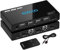 HDMI KVM Switch 2 Port 4K@30Hz KVM Switch for 2 Computers Share Keyboard Mouse and One Monitor 2 HDMI KVM Cables