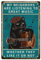 CREATCABIN Gato Guitarra Metal Signs Rock Music Tin Sign Vintage Placas Retro Posters Decor Gallery Wall Art Print Pintura Colgante con Citas para Coffee Bar Home Cafes Man Cave Gifts