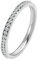 Whoiy Ring Schmuck Verlobung mit Gravur Edelstahlring Ewigkeit Zirkonia 2MM Personalisiert Ringe Silberring Freundschaftsringe Best Friends für Damen Größe 60 (19.1)