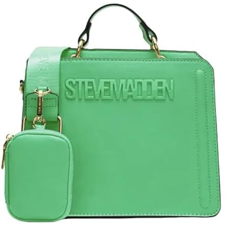 Steve Madden Bevelyn Convertible Crossbody Bag, Green Flare, Einheitsgröße