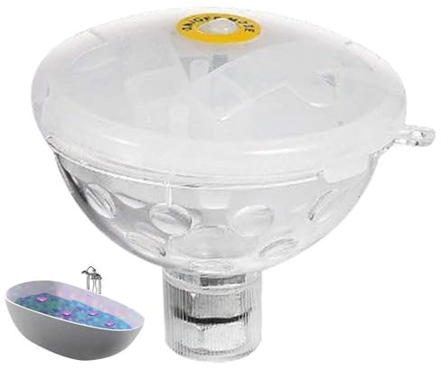Luci LED per piscina, Luci LED per piscina interrata - Sostituzione della luce della piscina per piscina da 3,15 pollici, impermeabile IP68 - Luci per piscina subacquee, cambio colore, luce per pi