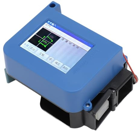 Plyisty Handheld-Drucker, Tragbarer Mobiler Tintenstrahldrucker mit 2,4-Zoll-Touchscreen, Tragbarer Drucker, Tintenstrahlcodiermaschine für Barcode, Etikett, Datum, Text