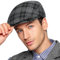 Wantonfy Barett Cap Herren Schiebermütze chirmmütze Gatsby Schirmmütze Newsboy Flat Cap Baskenmütze 1920 Stil Gatsby Kostüm Accessoires