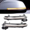Latral LED Rückspiegel Blinker Paar für BMW 1 2 3 4 Serie F20 F21 LCI F22 F23 F87 M2 F30 LCI F31 LCI F34 GT F32 F33 F36 i3 I01 X1 E84 (Transparent)