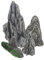 BESPORTBLE 4Pcs Mini Zen Garden Accessories: Miniature Mountain Terrarium Decor Miniature Rockery Statue Fake Rockery Bonsai Pot Micro-landscape Decor