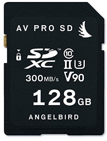 Angelbird AV PRO SDXC Speicherkarte - 128 GB [UHS-II, Class 10, U3 Standard | bis zu 300MB/s Lese- und 260MB/s Schreibgeschwindigkeit] - AVP128SD