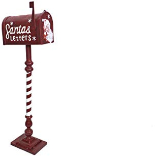 DUE ESSE CHRISTMAS S.r.l. Cassetta Postale Babbo Natale in Metallo 100cm