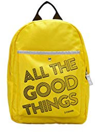 s.Oliver RED LABEL Jungen Rucksack mit Statement-Wording yellow 1