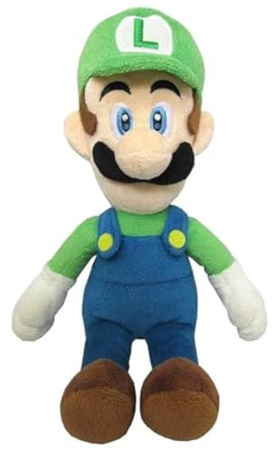 Super Mario AC02 Luigi Sanei Offiziell lizenzierter Plüsch, Mehrfarbig