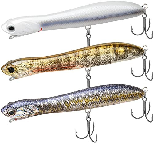 TRUSCEND Angelköder Kunstköder Fische Topwater Köder Angeln Set Hecht Zander Forellen Köder Swimbait Wobbler Langsam Sinkend Süßwasser Salzwasser Angelset Angeln Geschenk